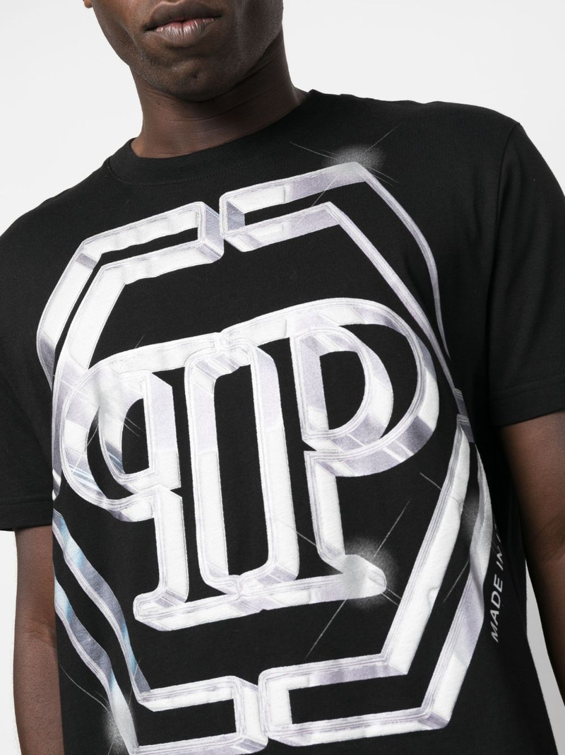 logo-print short-sleeved T-shirt 5