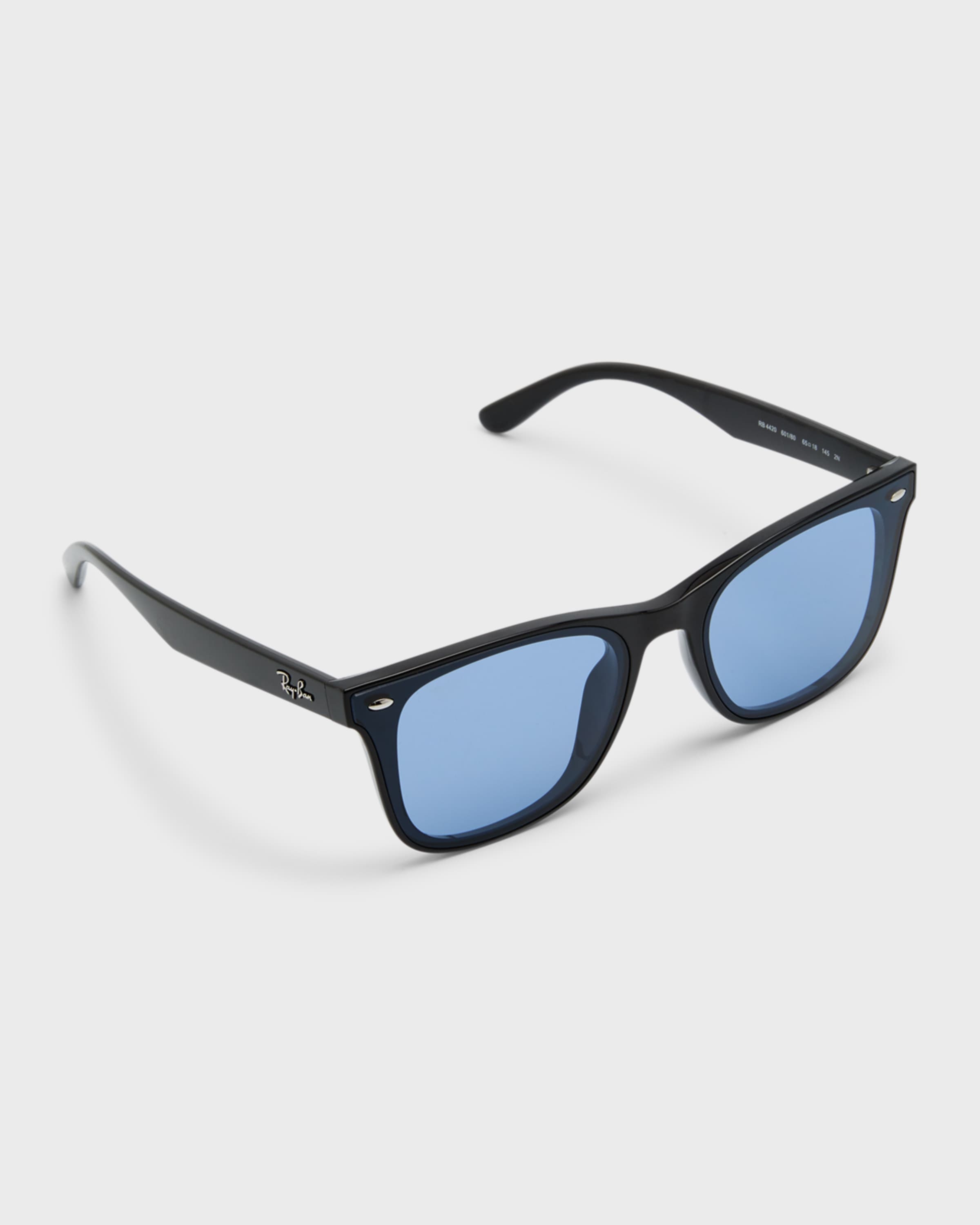 Men's Plastic Square Sunglasses, 65MM - 1