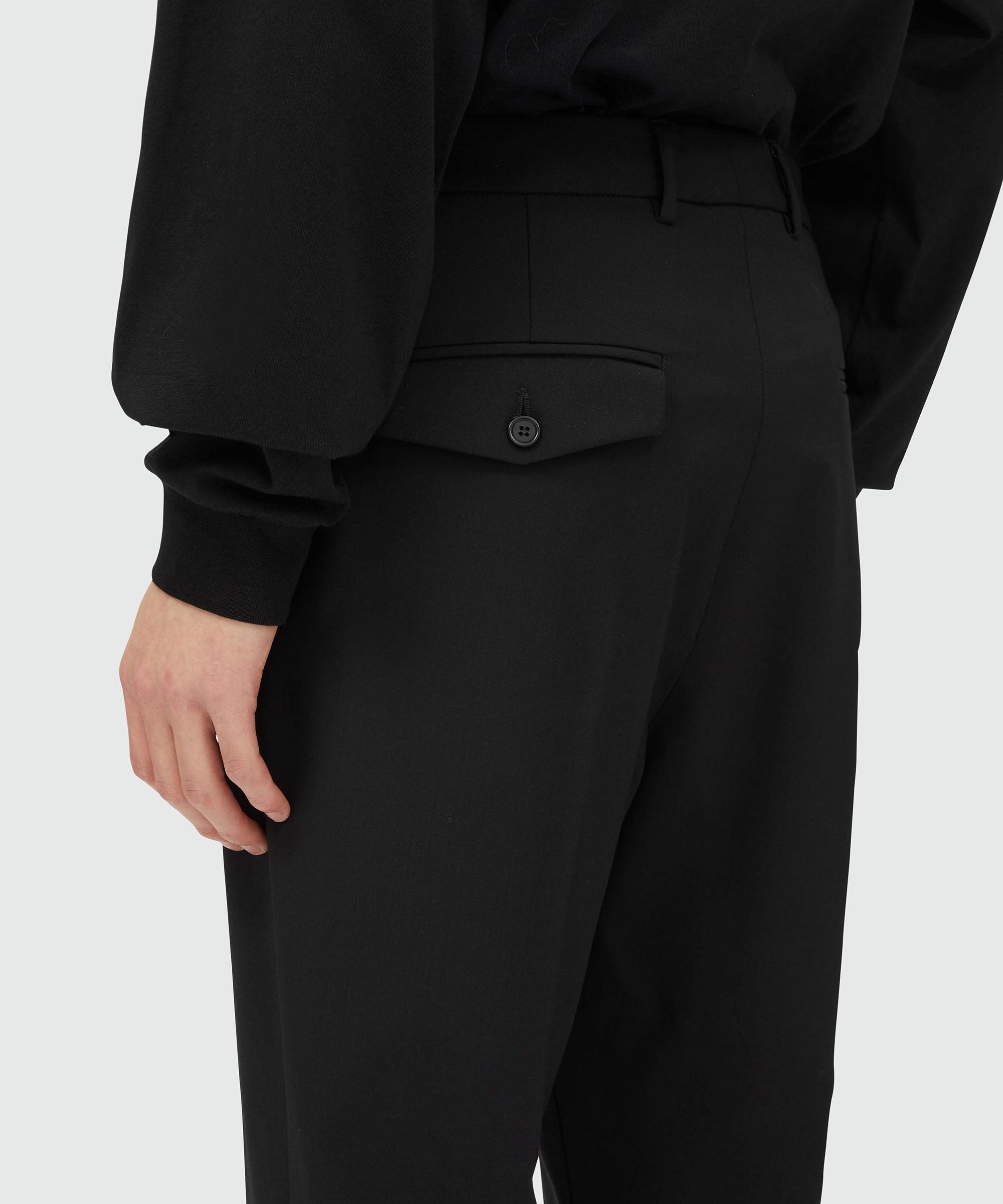 Virgin wool cigarette pants - 5