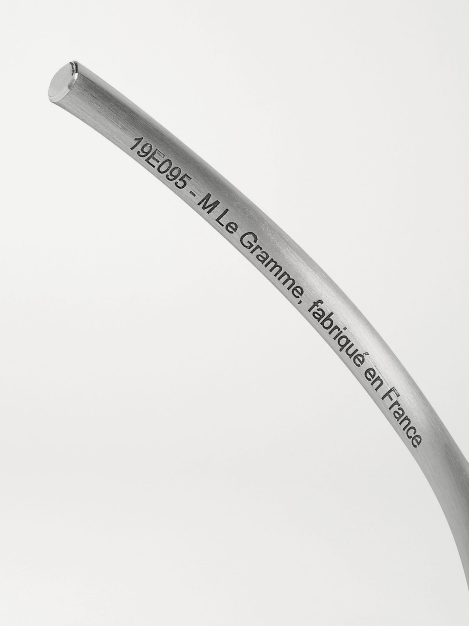 Le 7 Brushed Sterling Silver Cuff Silver - 4