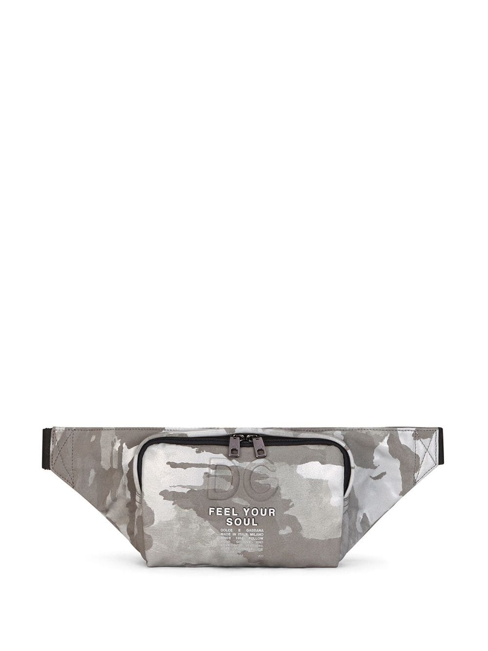 camouflage-print belt bag - 1