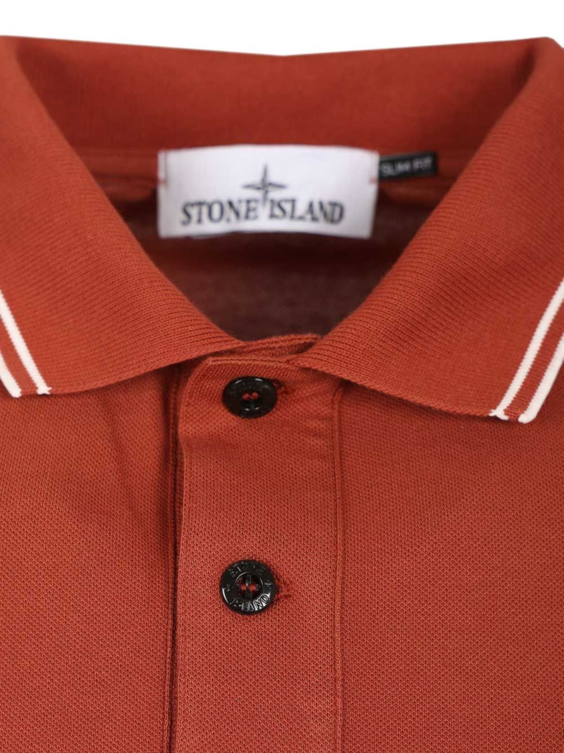 logo patch slim polo shirt 4