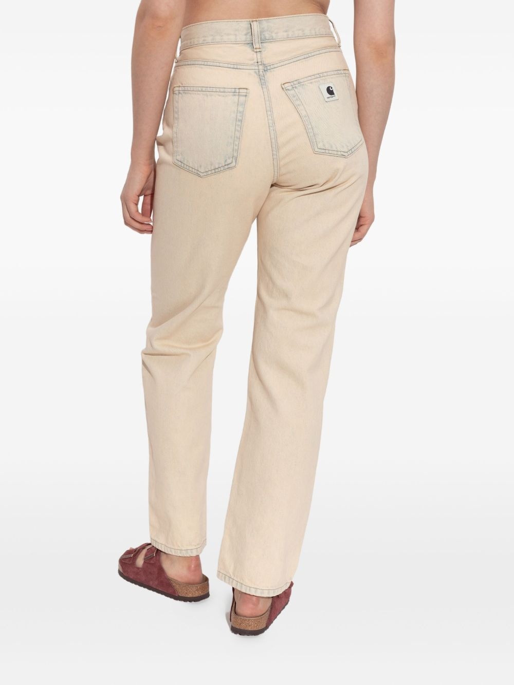 logo-patch jeans - 4