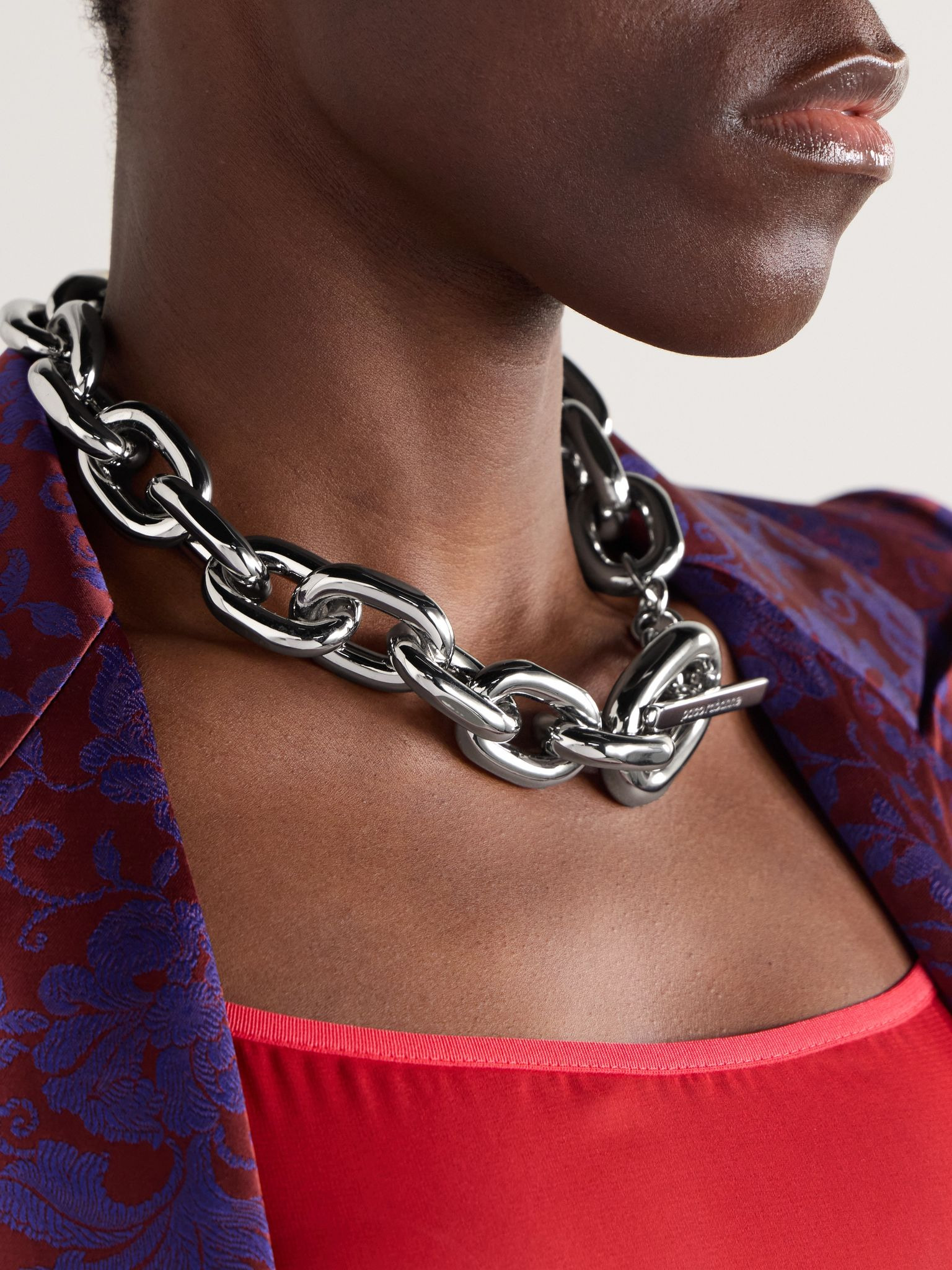 XL Link silver-tone necklace Silver - 2