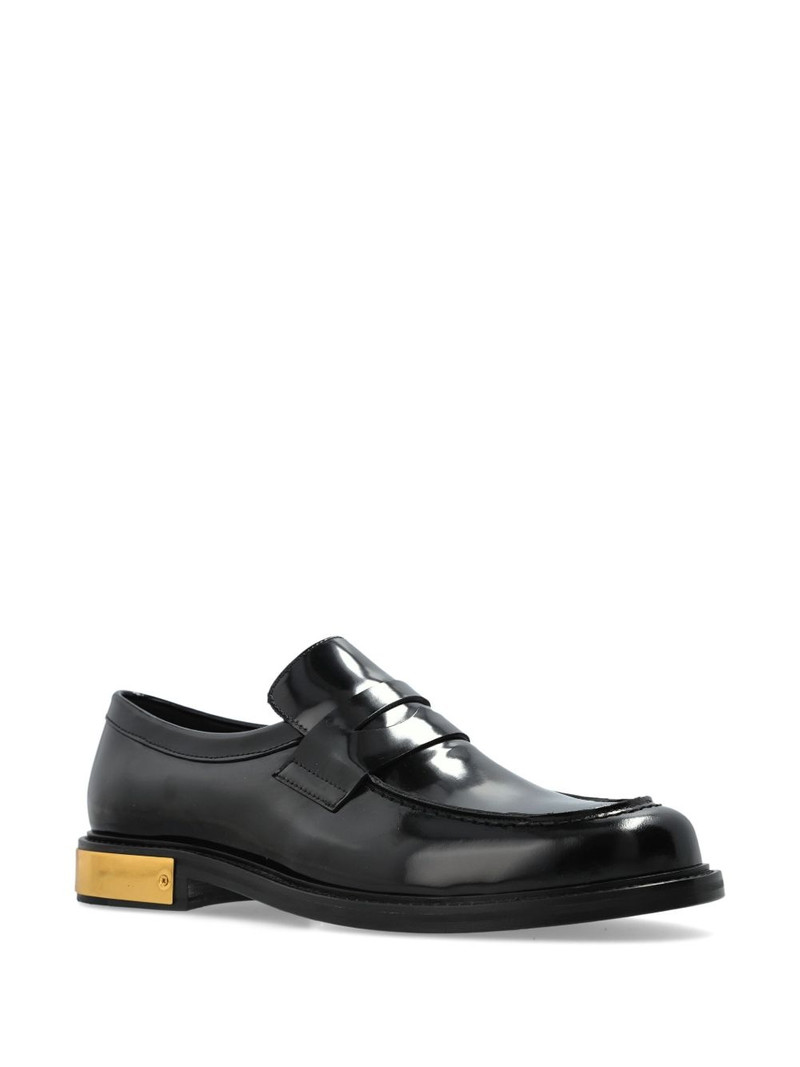 Moschino leather loafers outlook