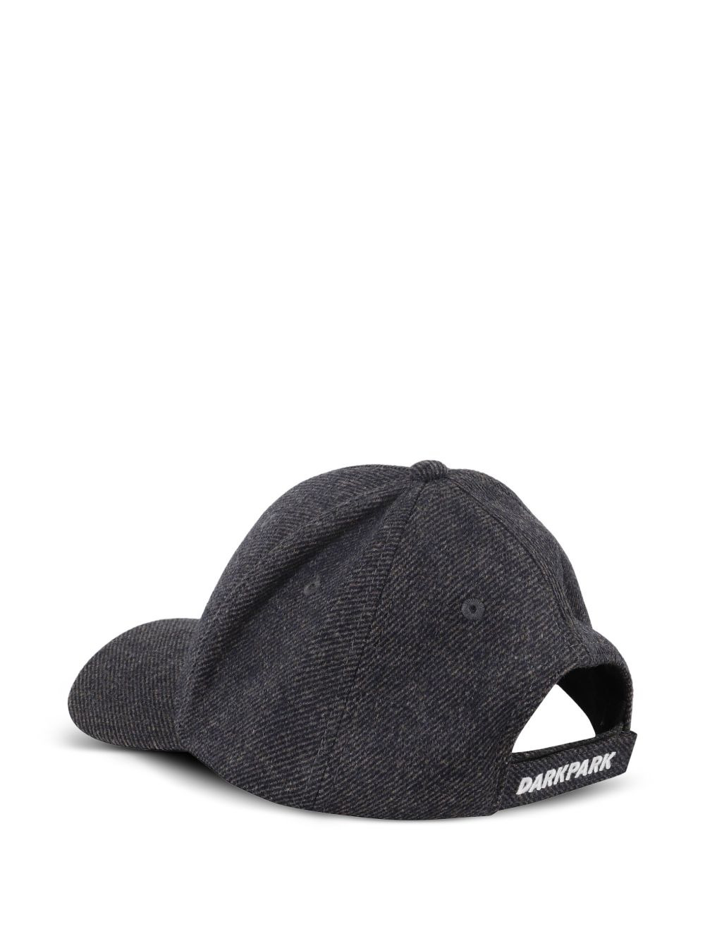 logo-embroidered flat-peak cap - 2