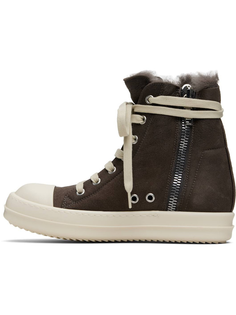 Rick Owens Gray Concordians Sneakers outlook