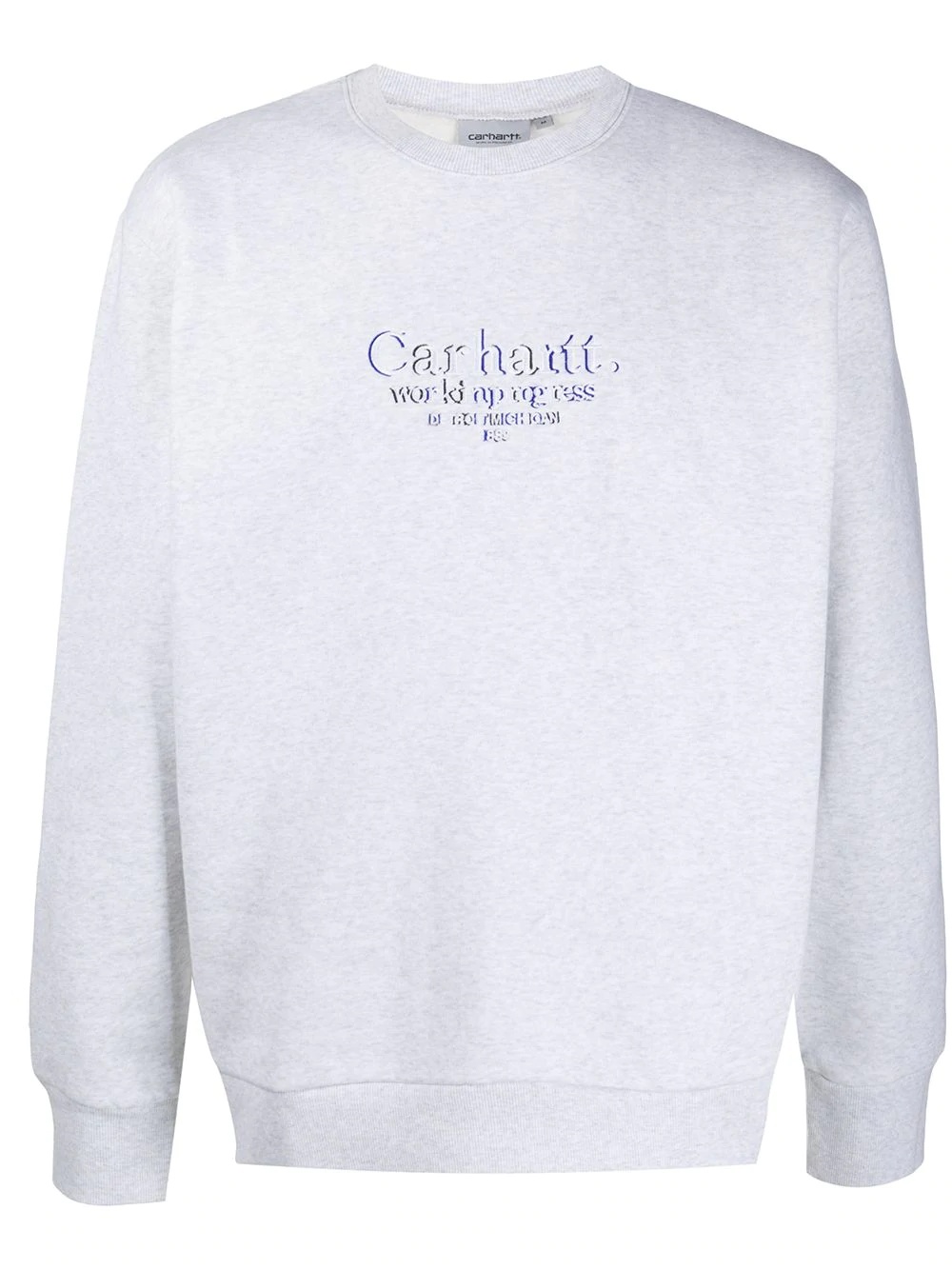 logo print sweatshirt - 1