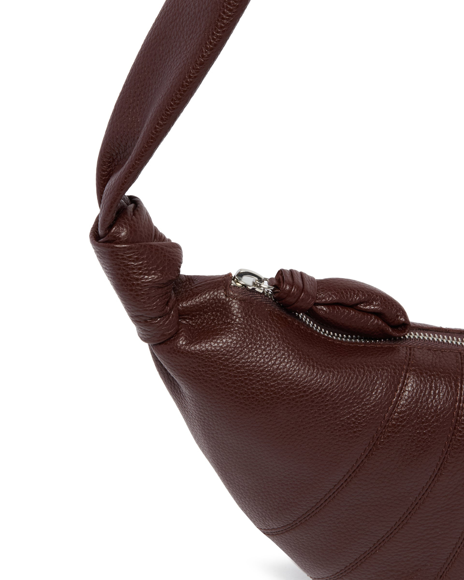 Brown Small Croissant Bag - 5