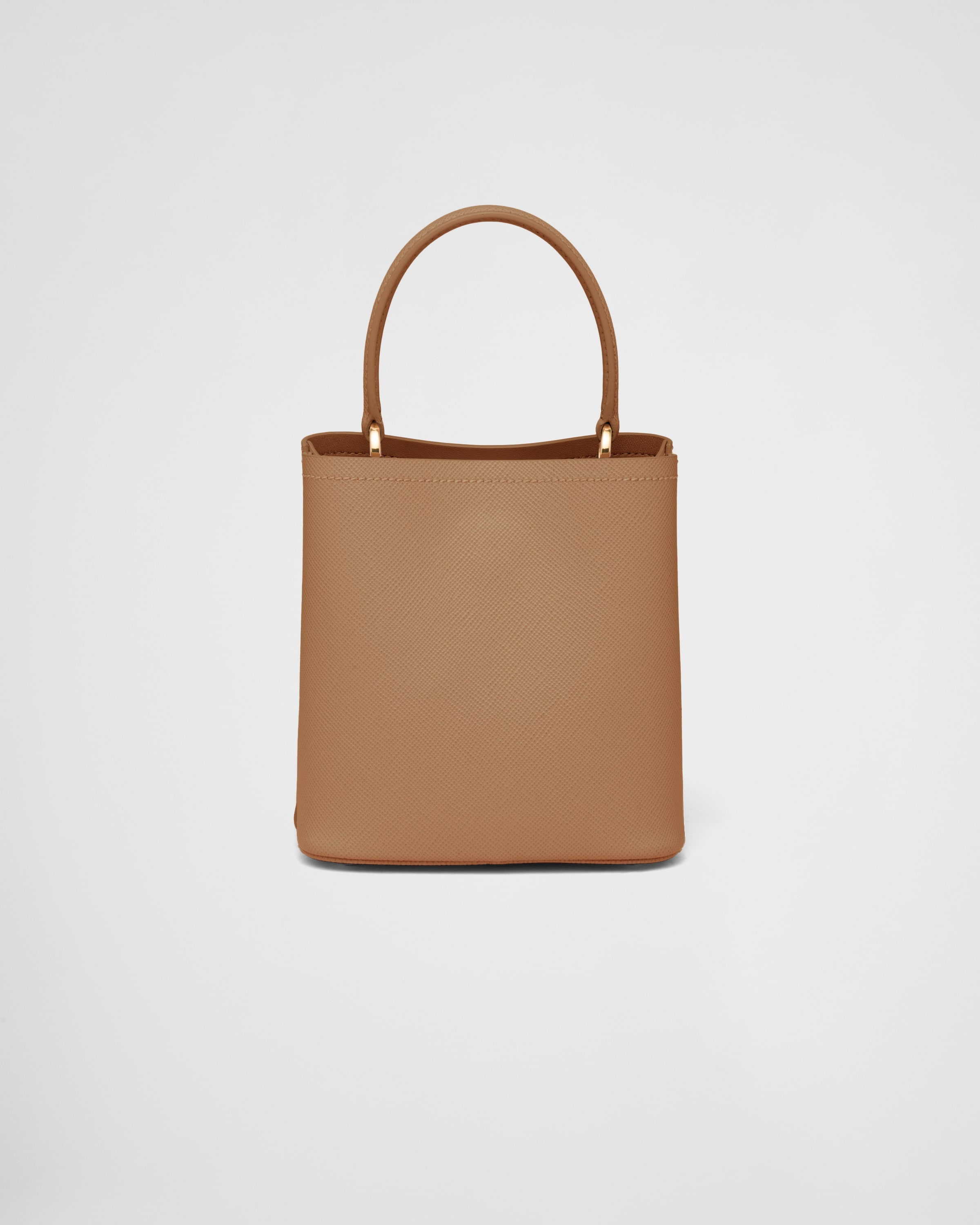 Small Saffiano Leather Prada Panier Bag - 3
