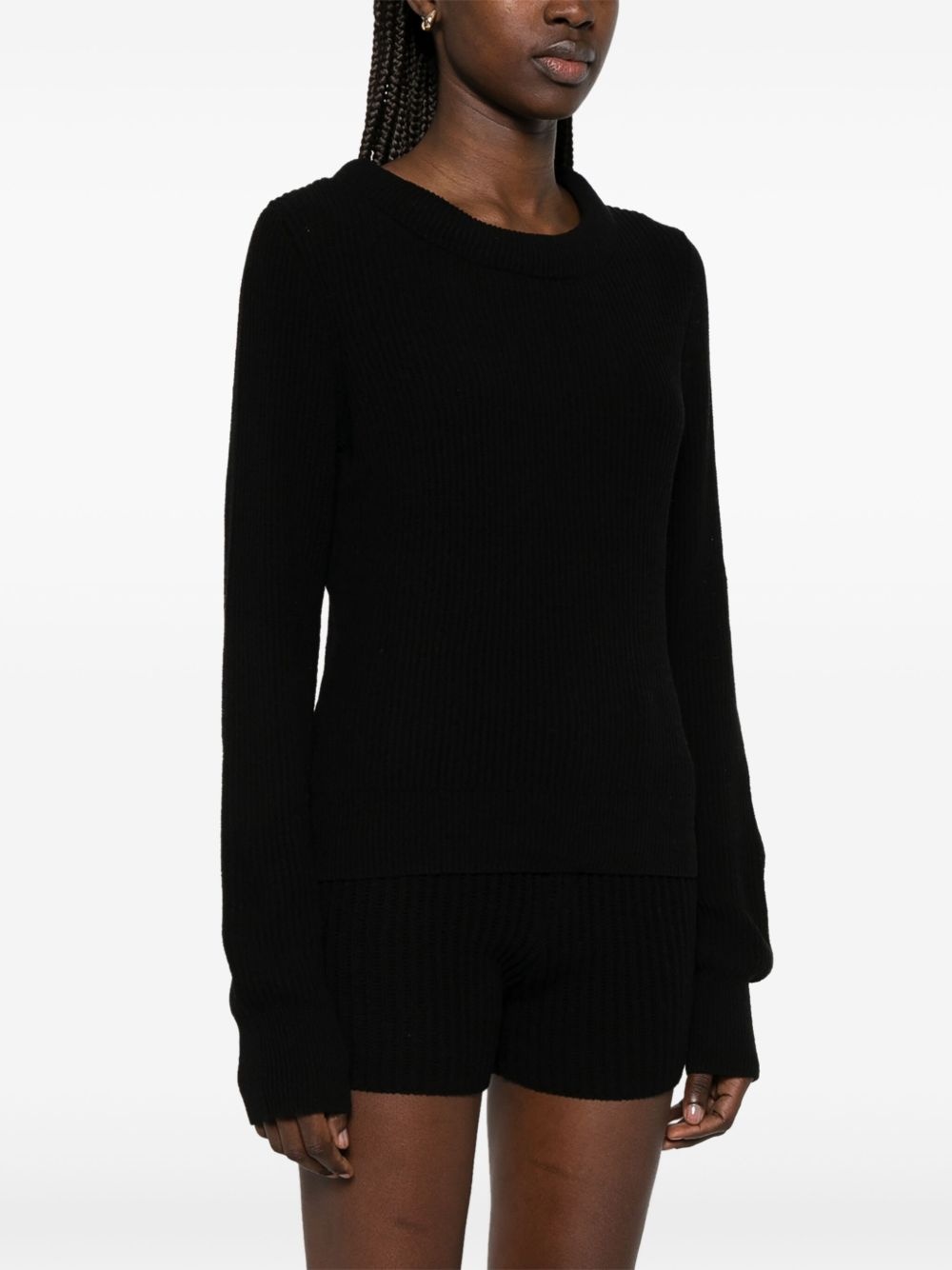 ribbed-knit sweater - 3