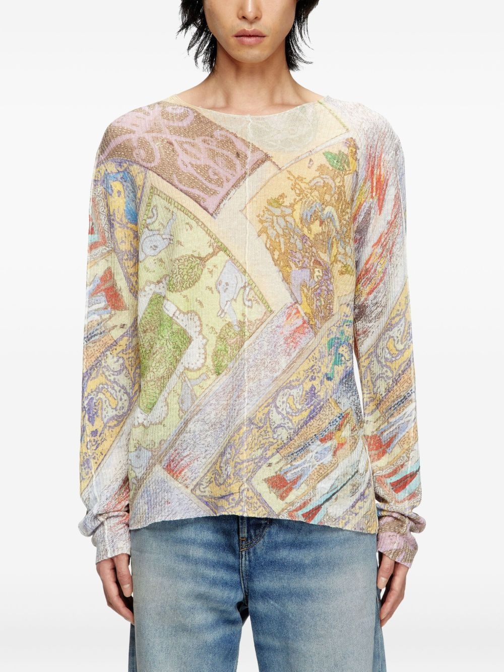 K-Renton printed long-sleeve top - 3