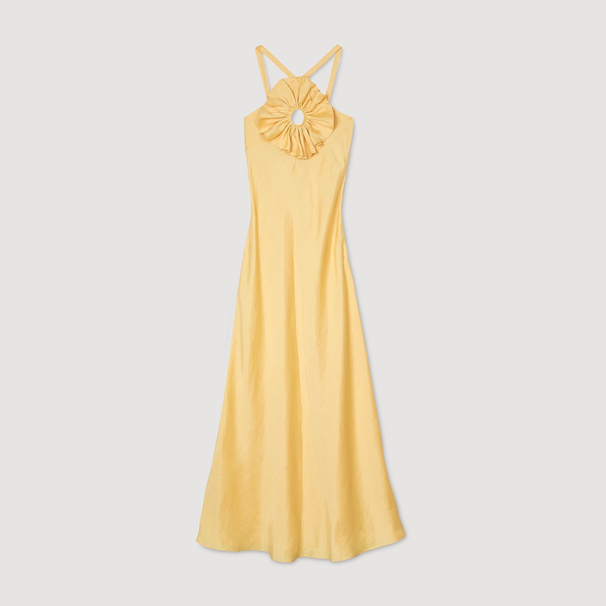RUFFLED MAXI DRESS - 6