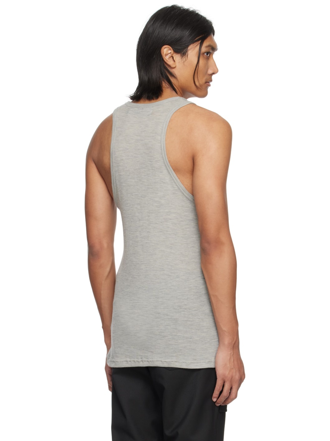 Gray 'The M' Tank Top - 3