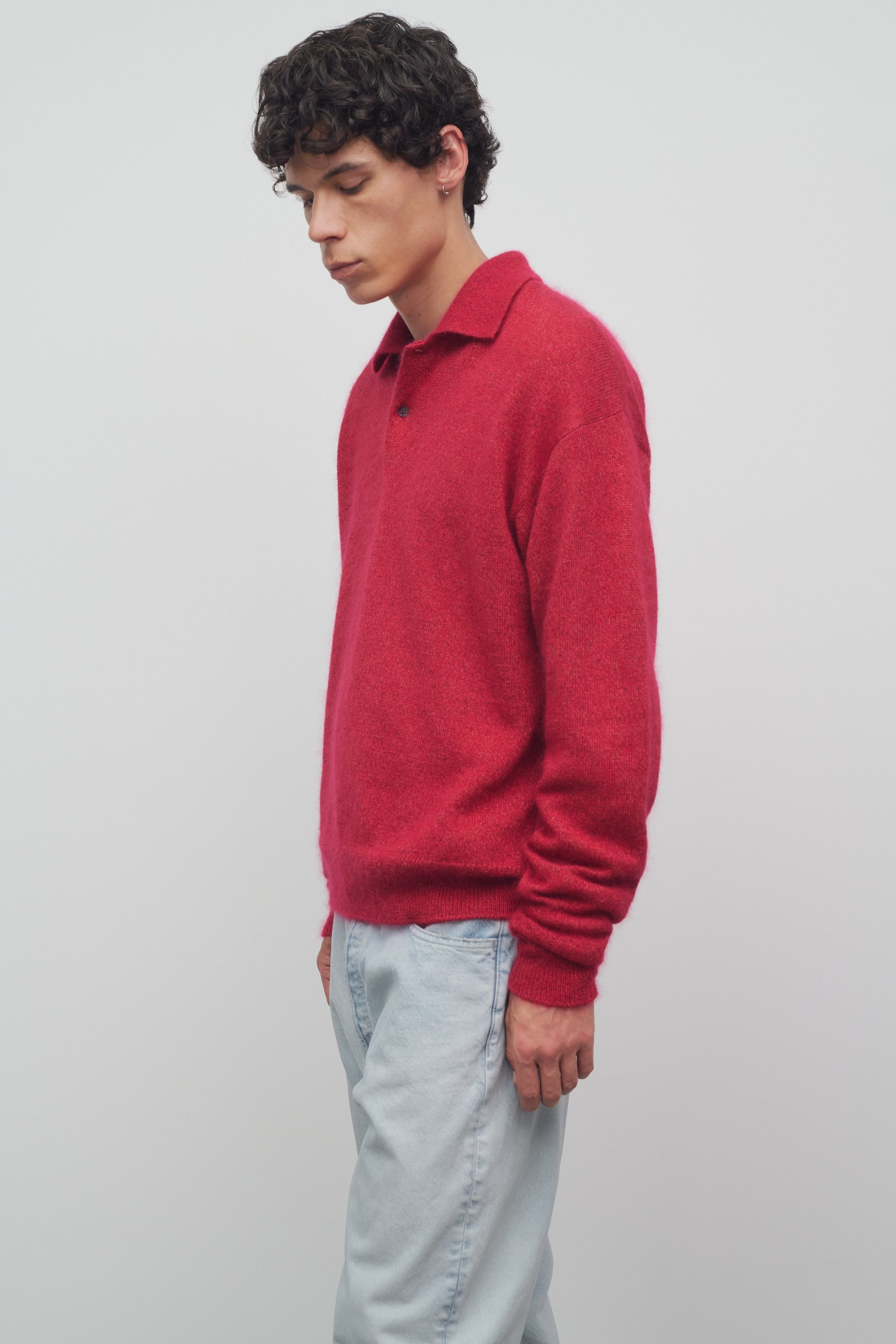 Gere Polo in Silk and Mohair - 4
