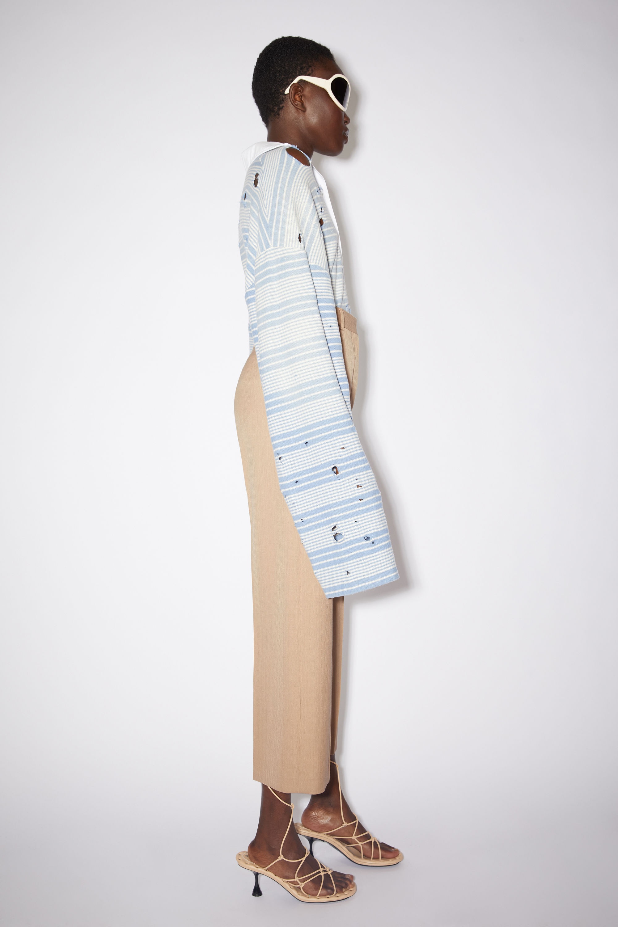 Tailored trousers - Beige - 4