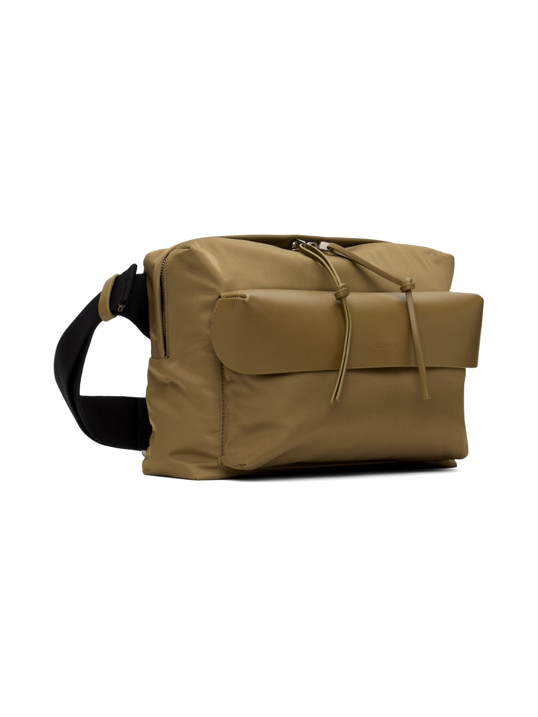 Khaki Lid Messenger Bag - 2