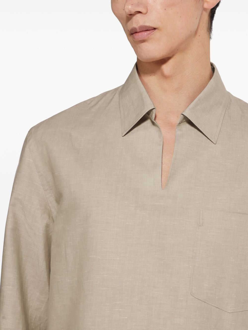 crossover polo shirt - 5