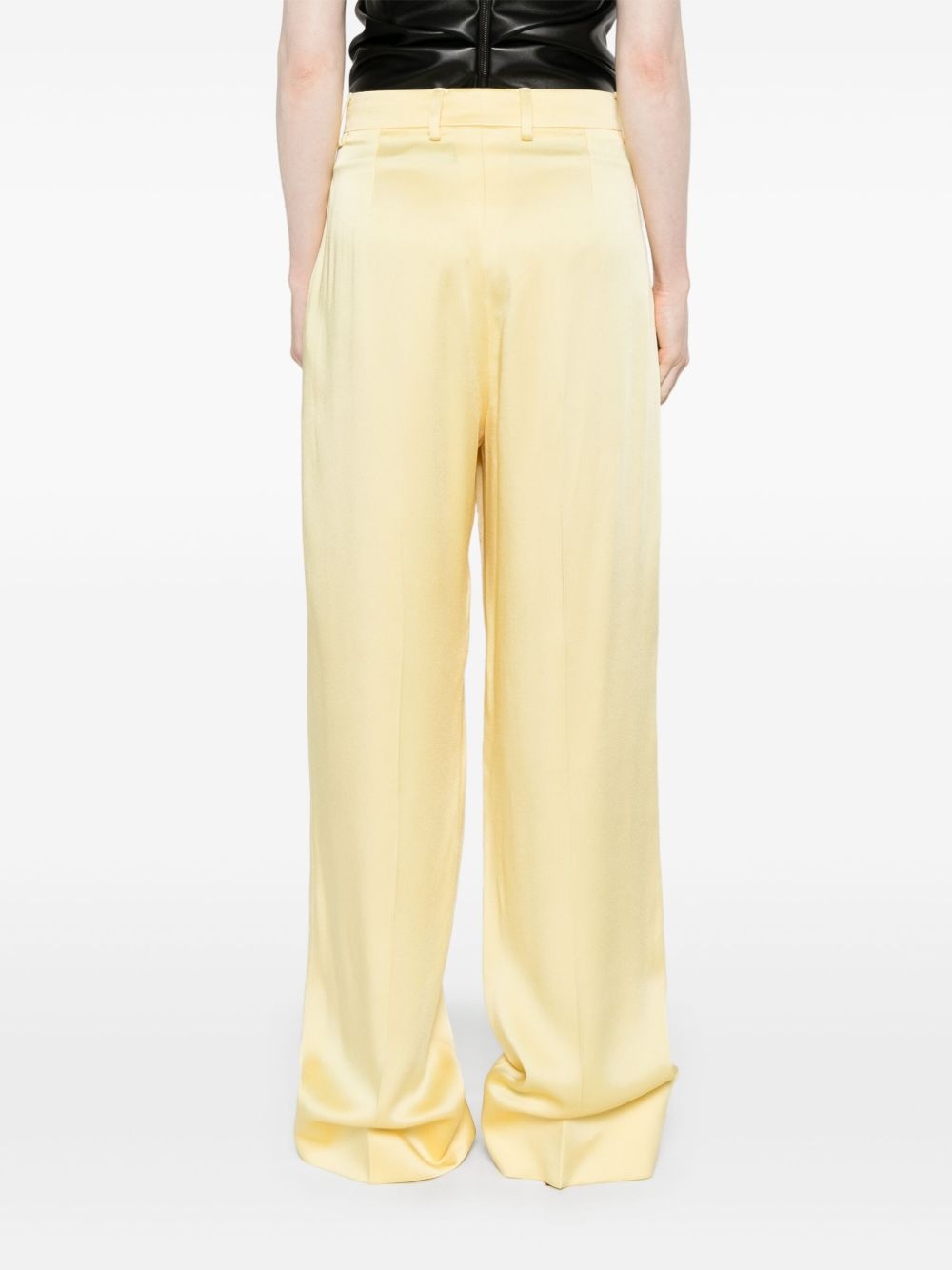 low-rise straight-leg trousers - 4