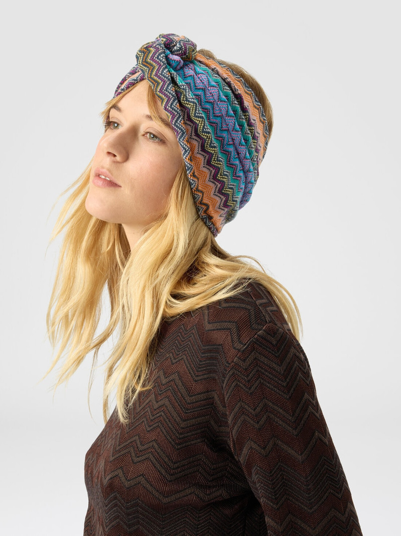 Wool-blend zigzag headband 3