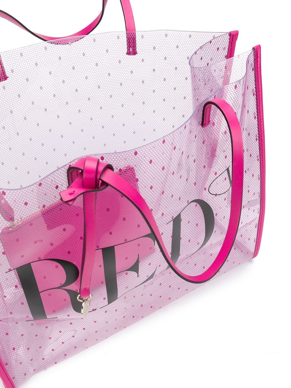 RED(V) transparent tote bag - 5