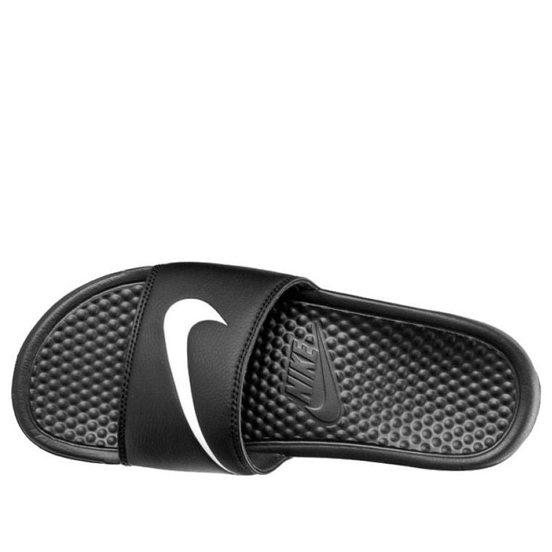 Nike Nike Benassi Swoosh Slide 'Black White' 312618-011 outlook