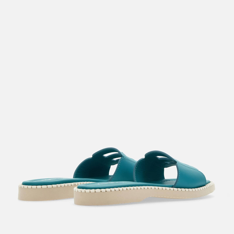 Flat Sandals Hogan H638 Green 3