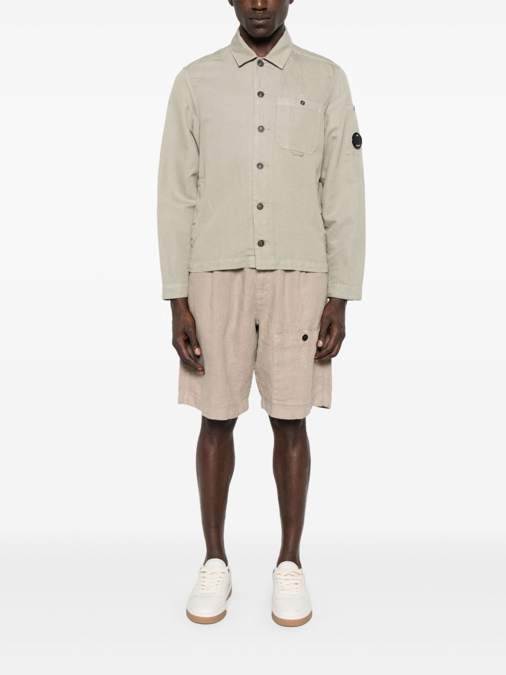 linen shorts - 2