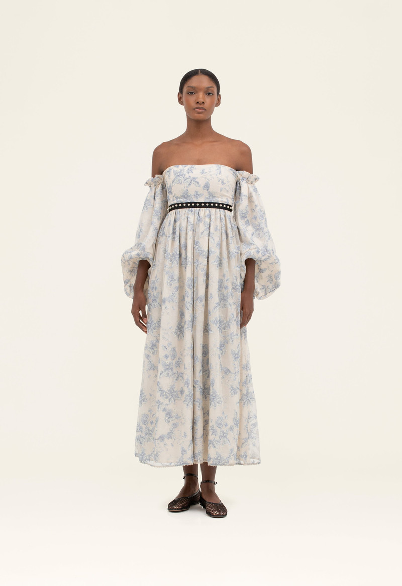 Agua by Agua Bendita Alhelí Bougainvillea Maxi Dress outlook