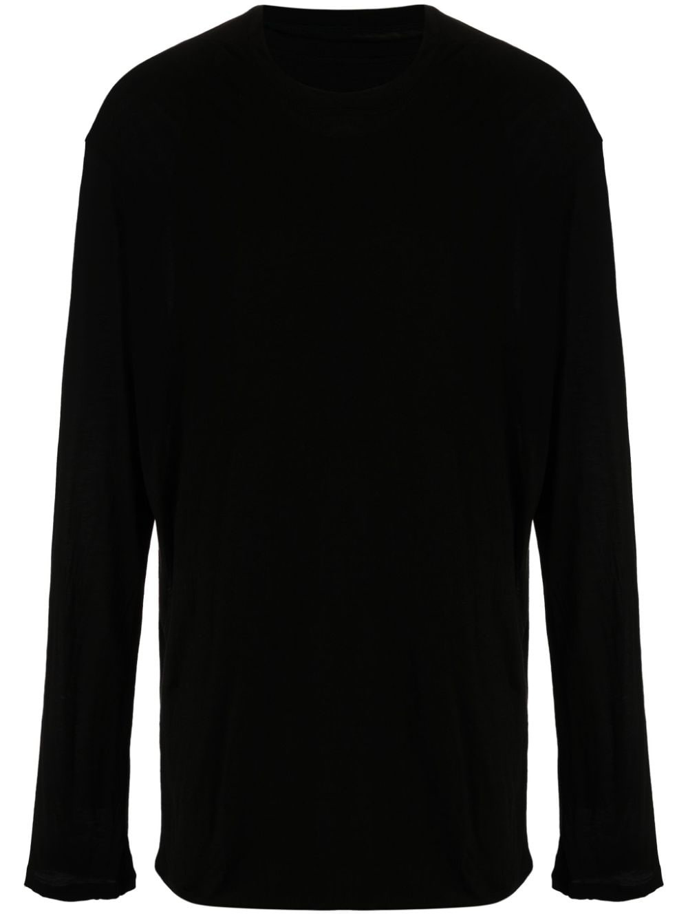 round-neck long-sleeve T-shirt - 1