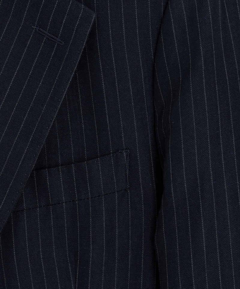 TODD SNYDER Italian Cotton-Linen Pinstripe Sutton Jacket outlook