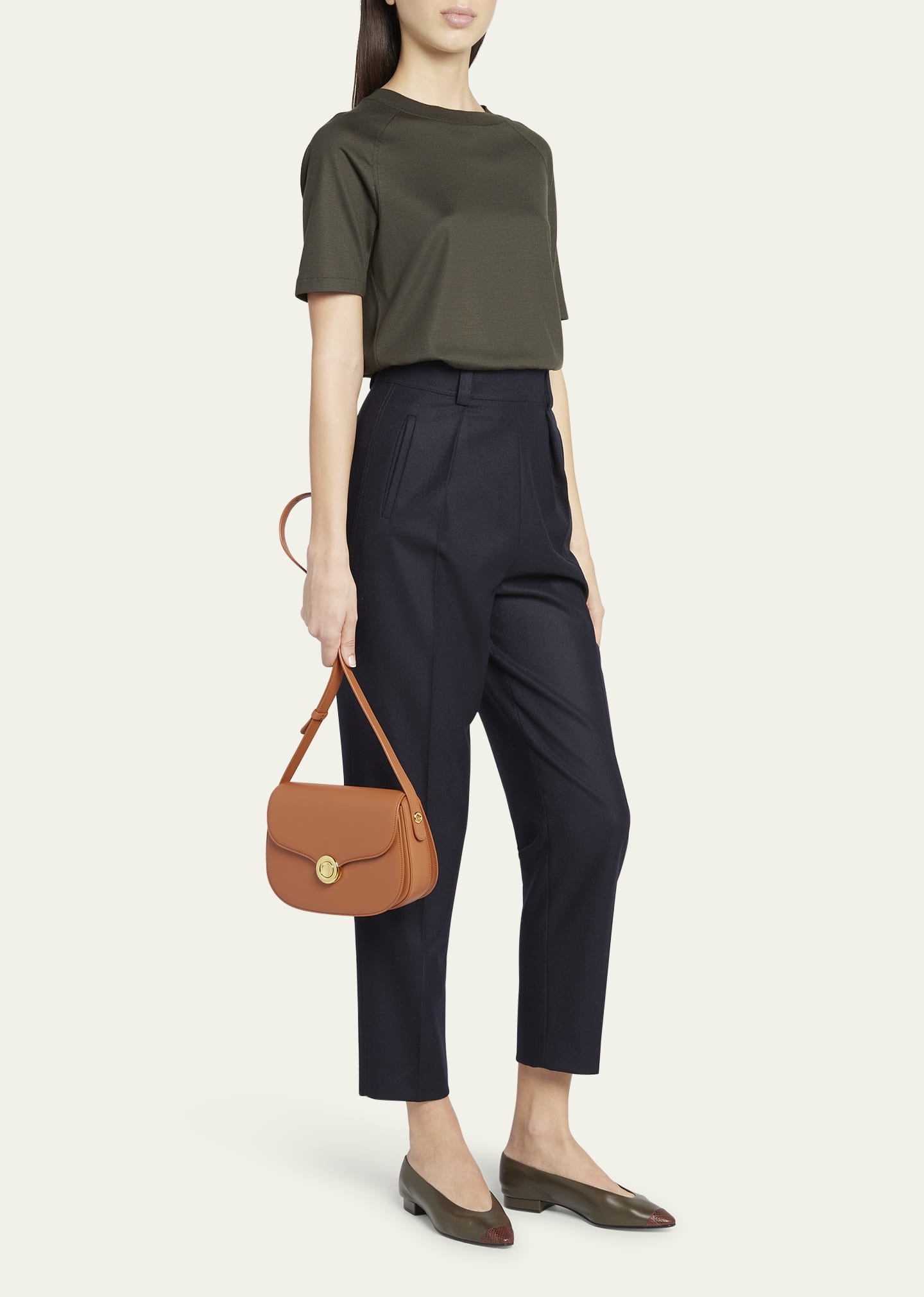 Ghiera Small Leather Crossbody Bag - 5