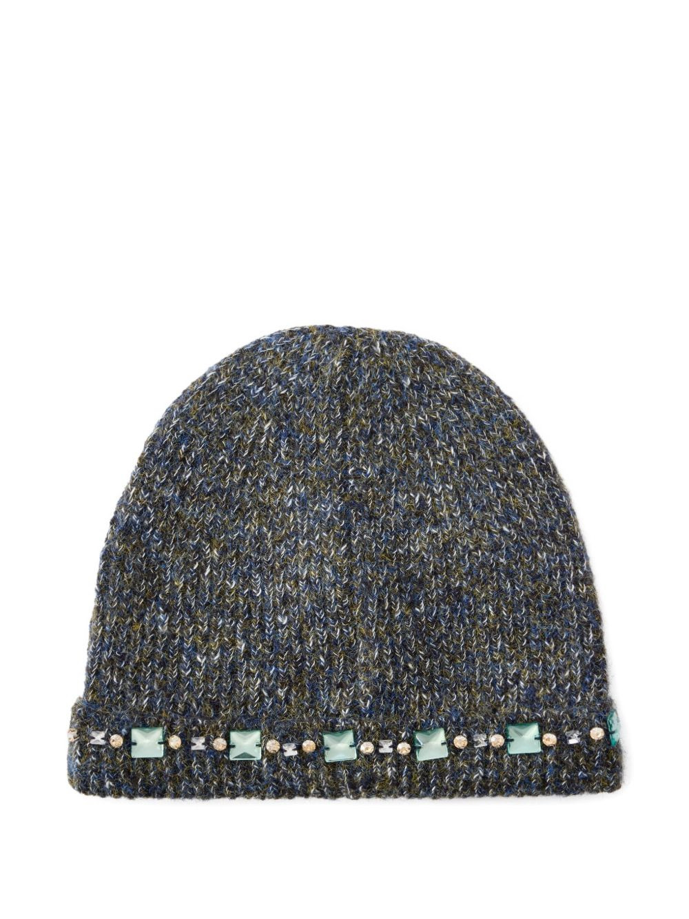 mouliné knit beanie hat - 2