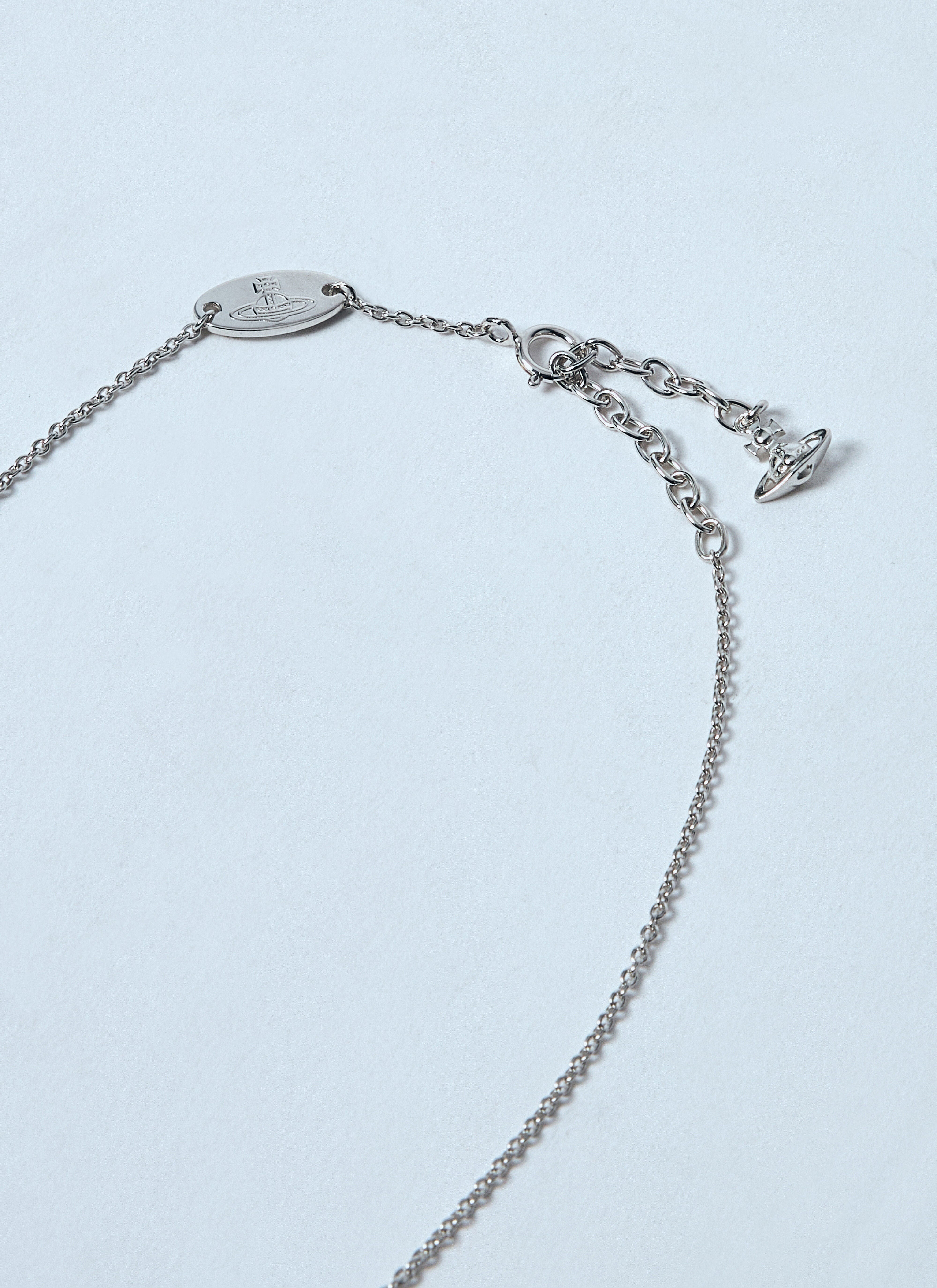 Vivienne Westwood ネックレス 63020200-01P019 OSLO PENDANT Oslo Pendant Necklace in PLATINUM | Vivienne Westwood®