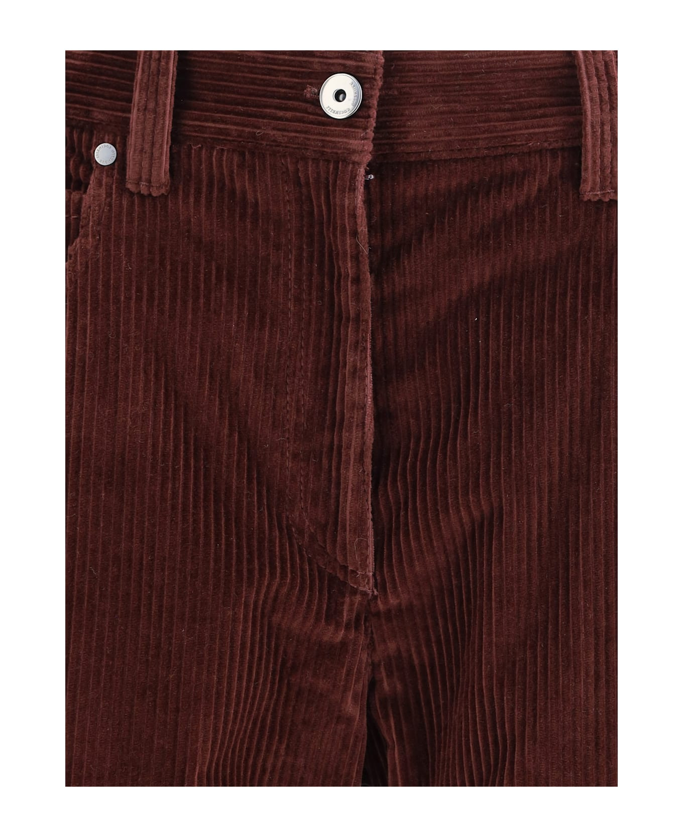 Straight Velvet Trousers - 3