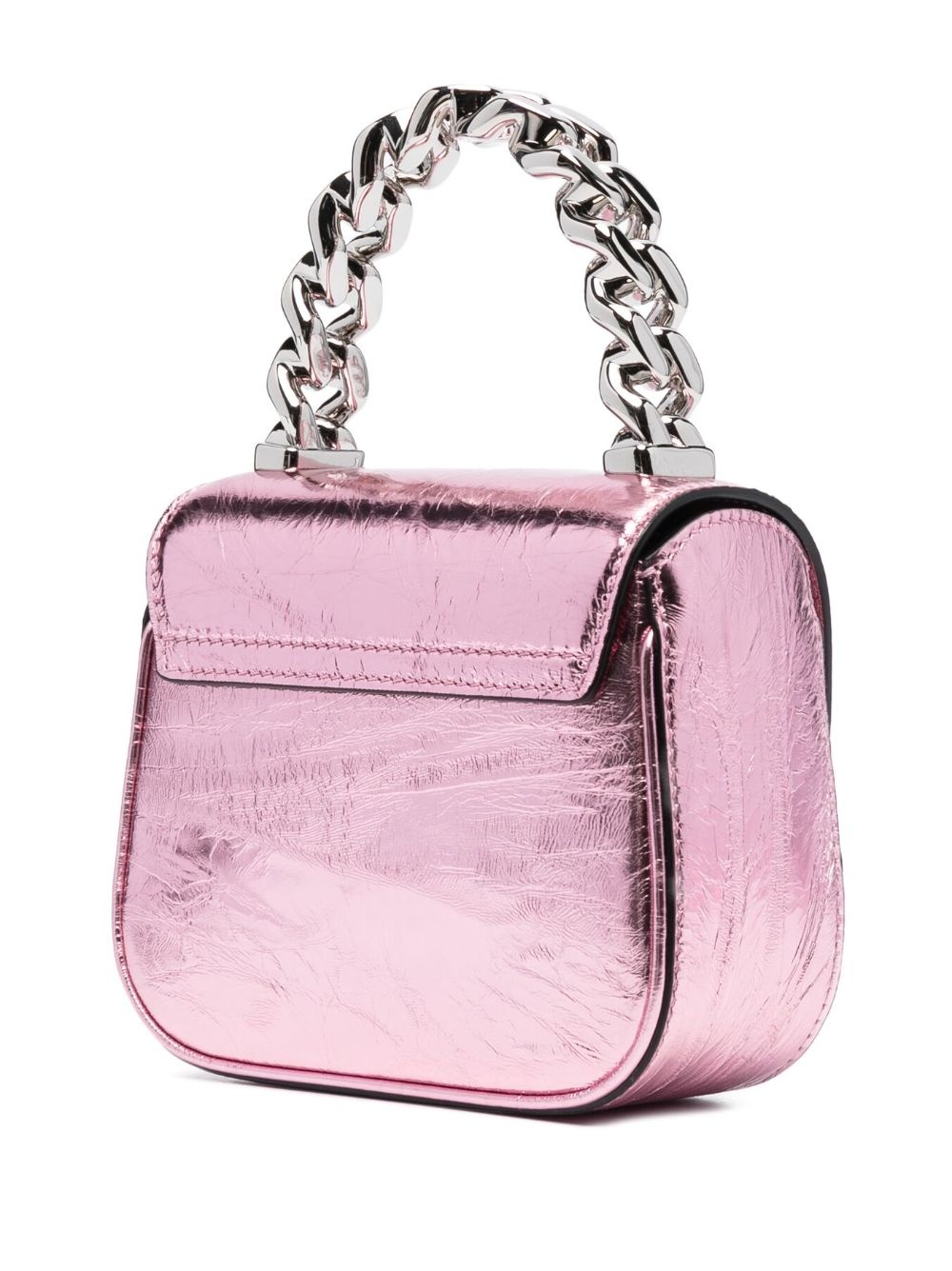 Versace Metallic Leather La Medusa Mini Bag