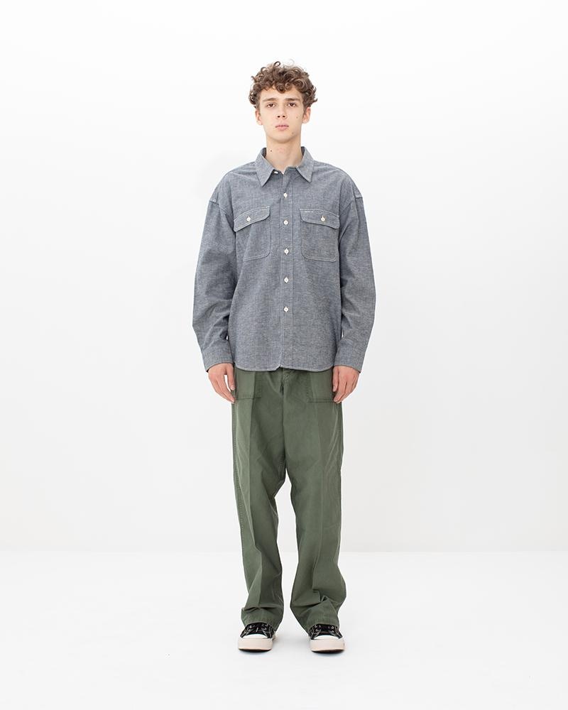 LANGER CHAMBRAY L/S INDIGO - 2