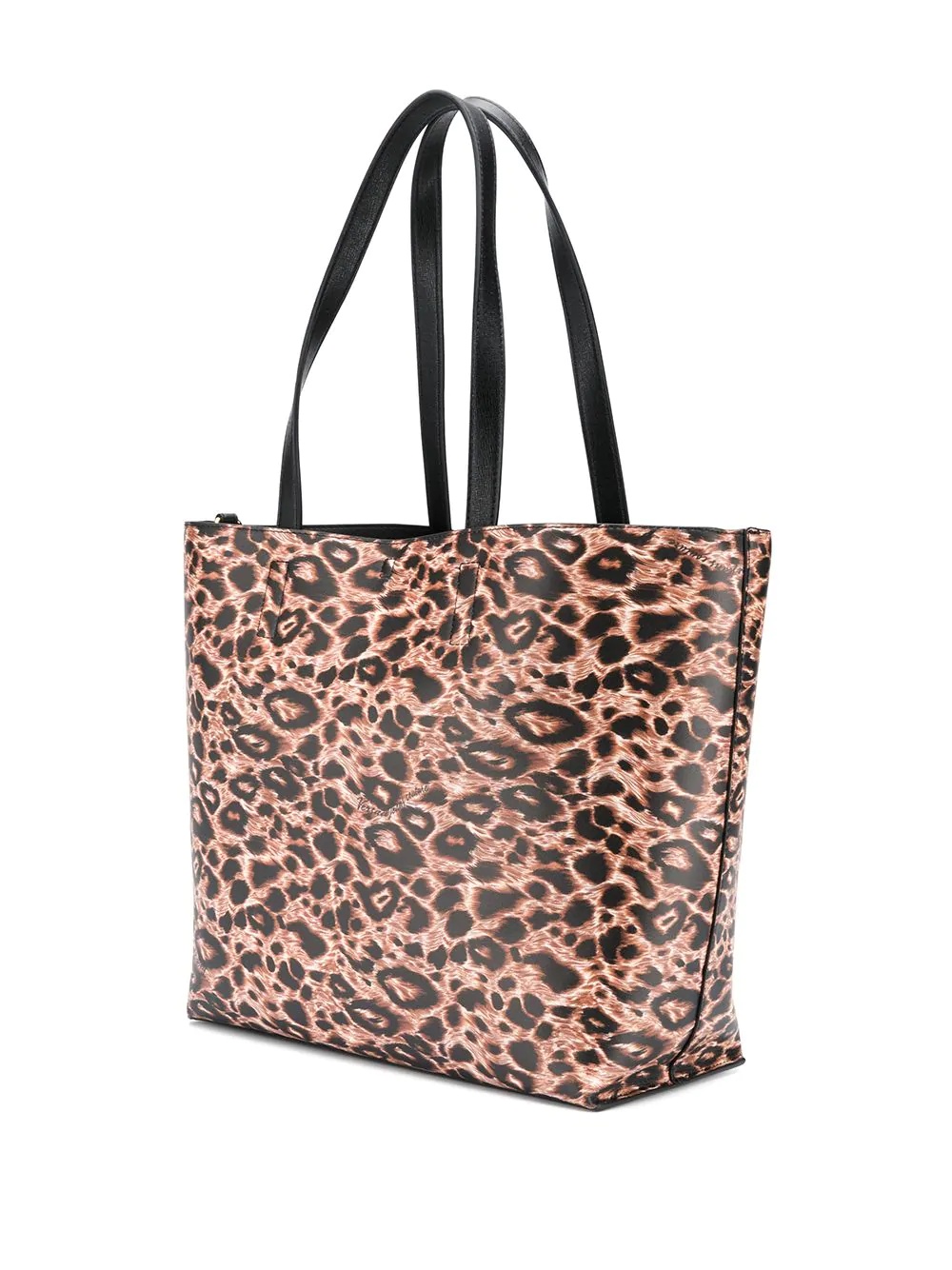 leopard print tote bag - 3