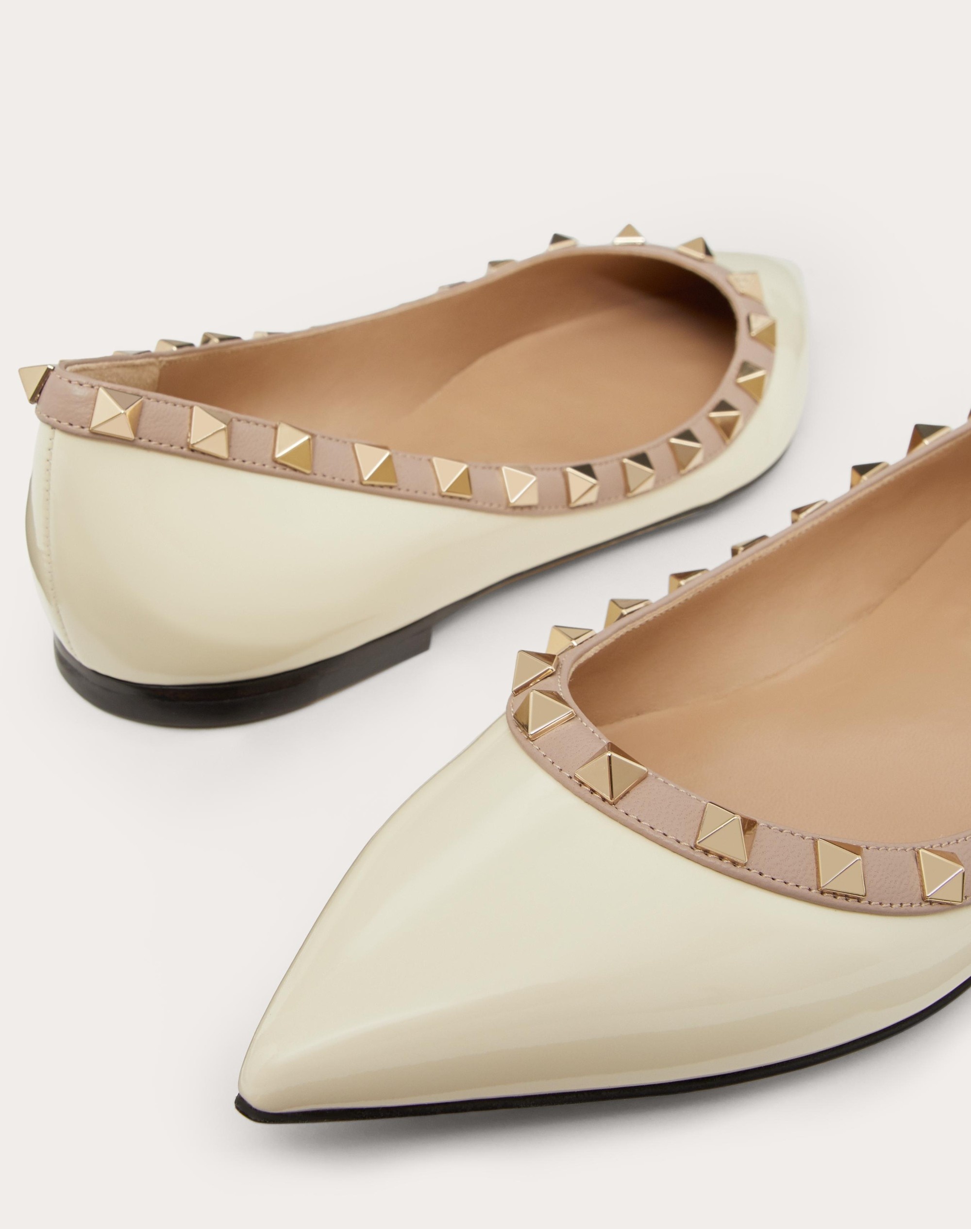 PATENT ROCKSTUD BALLET FLAT - 5