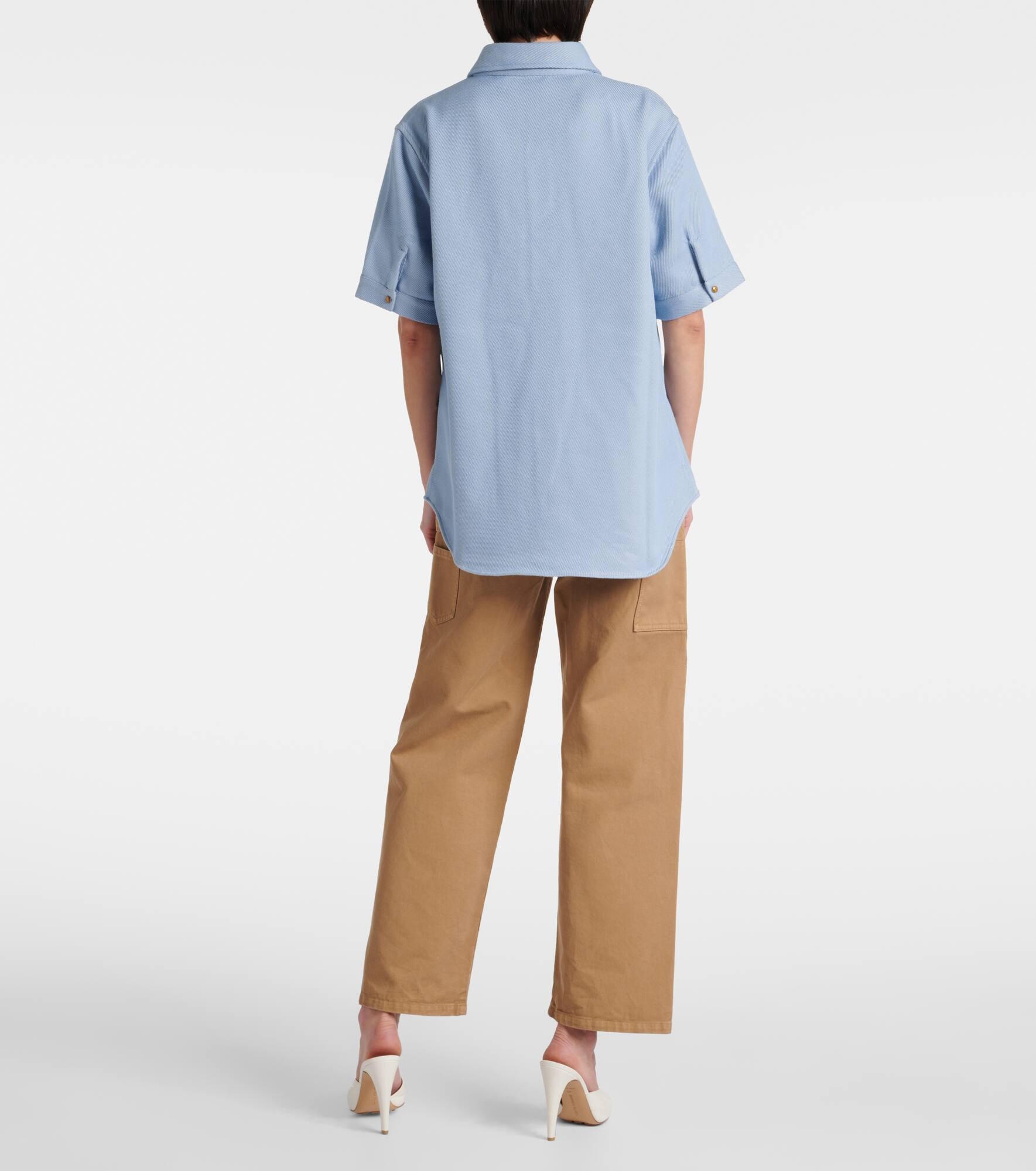 Cashmere and cotton shirt - 3