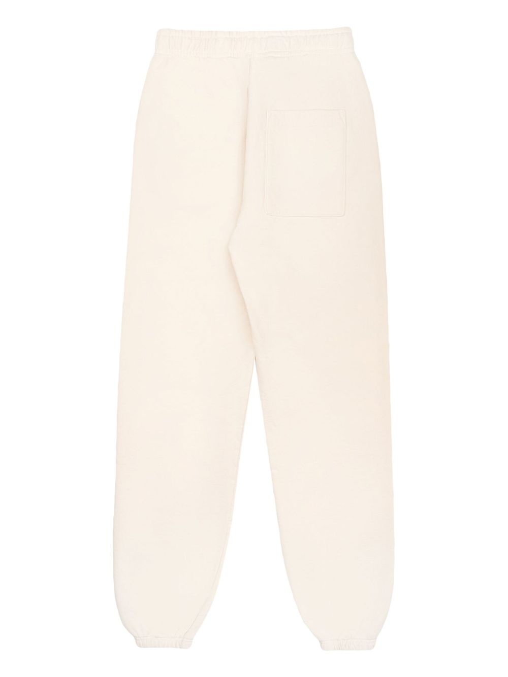 slogan-print cotton track pants - 2