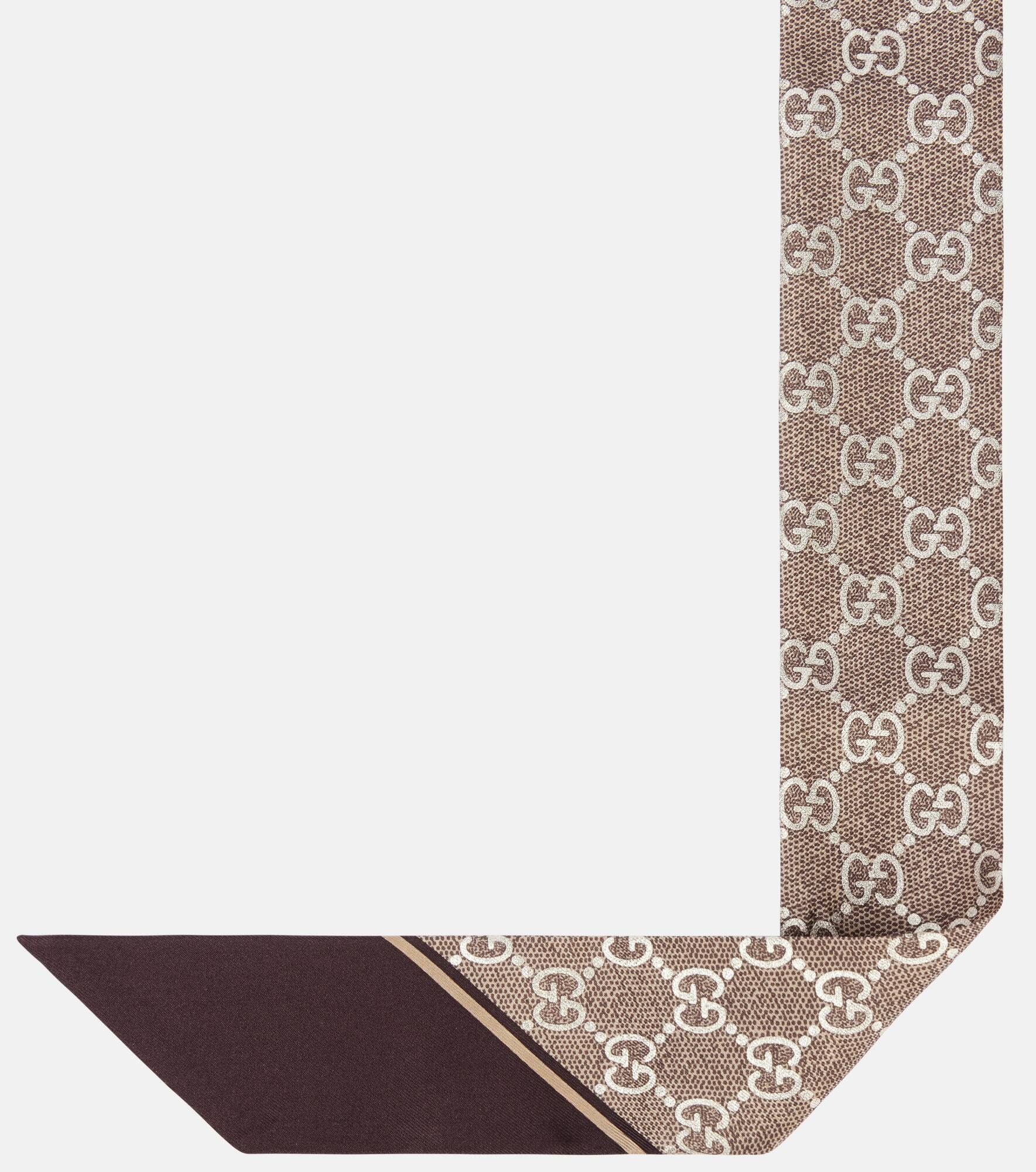 GG silk scarf - 4