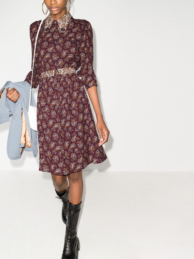 Chloé paisley-print dress outlook