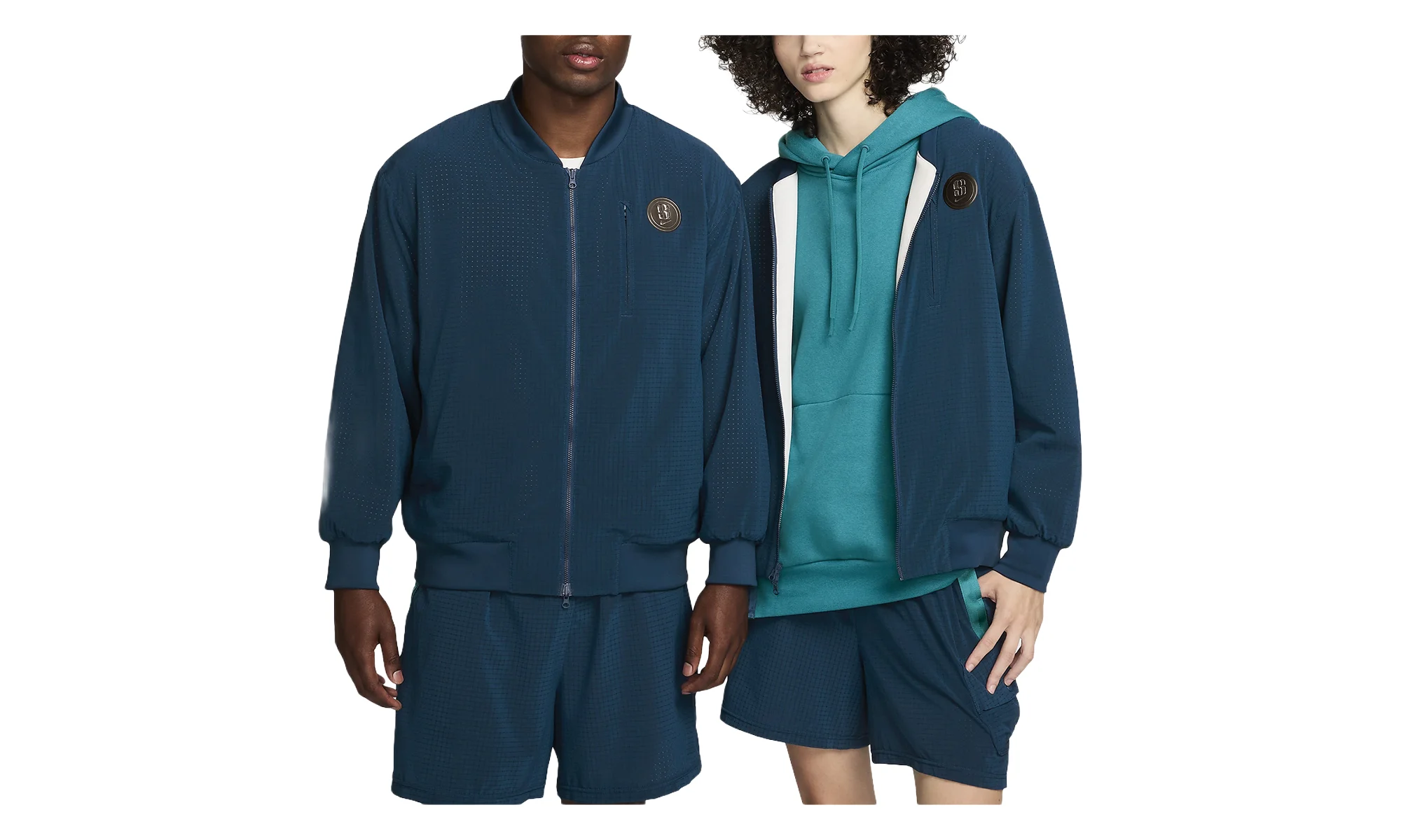 Sabrina Reversible Basketball Full Zip Jacket "Blue" FV3164 477 - 1