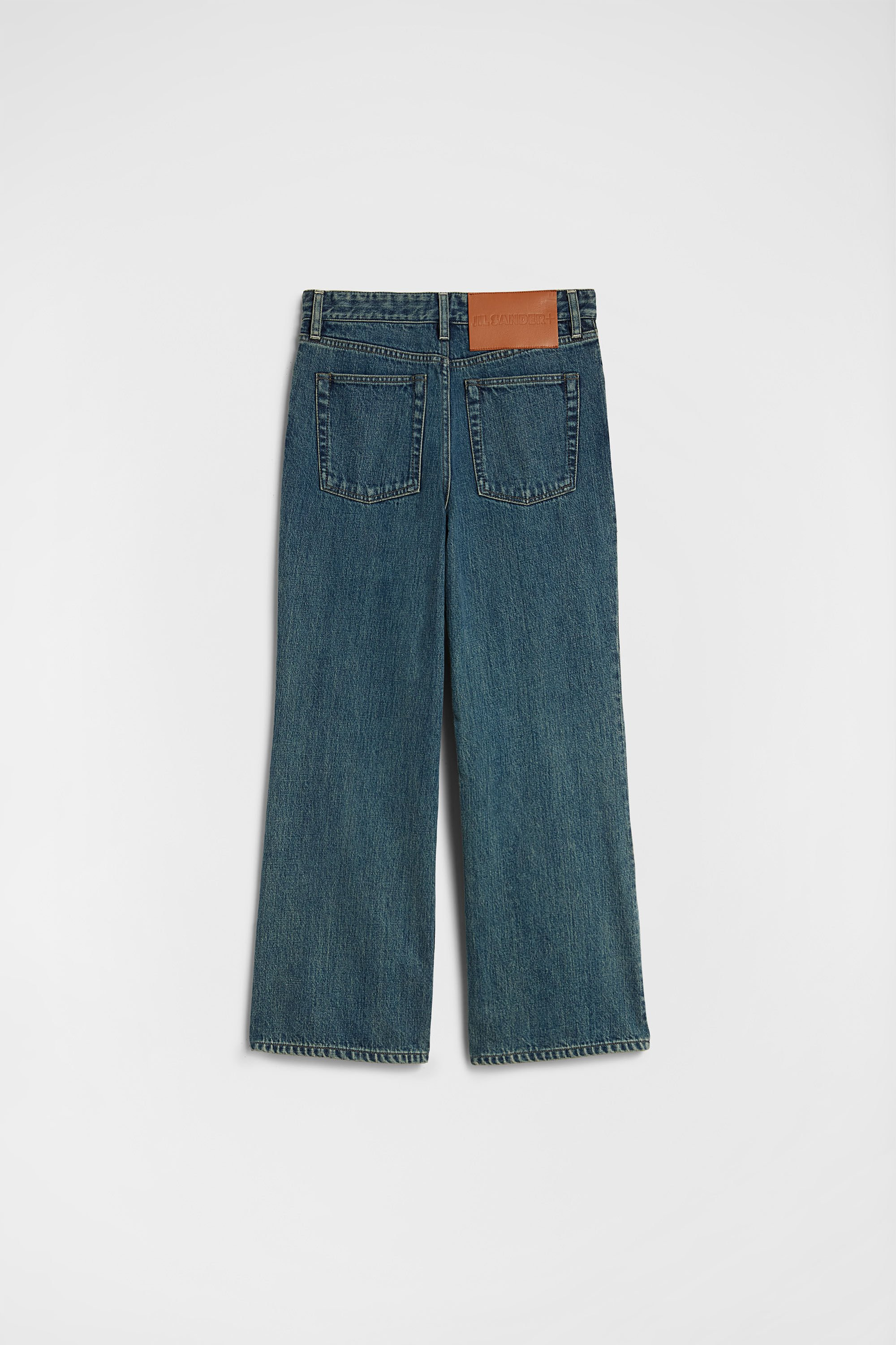 Flared Denim Trousers - 6