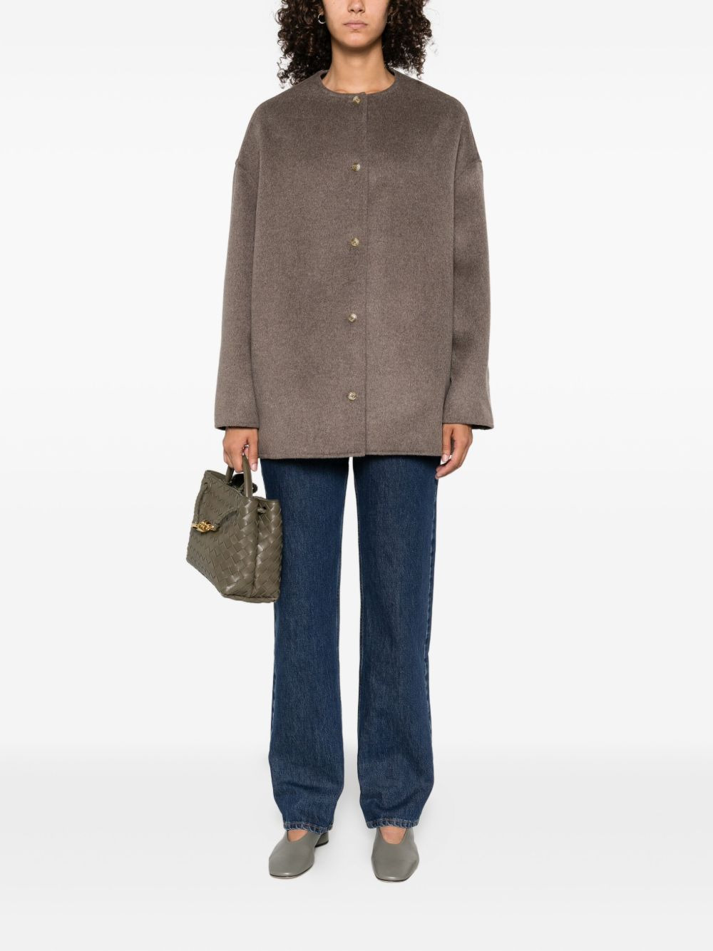 Dunne button-fastening wool jacket - 2