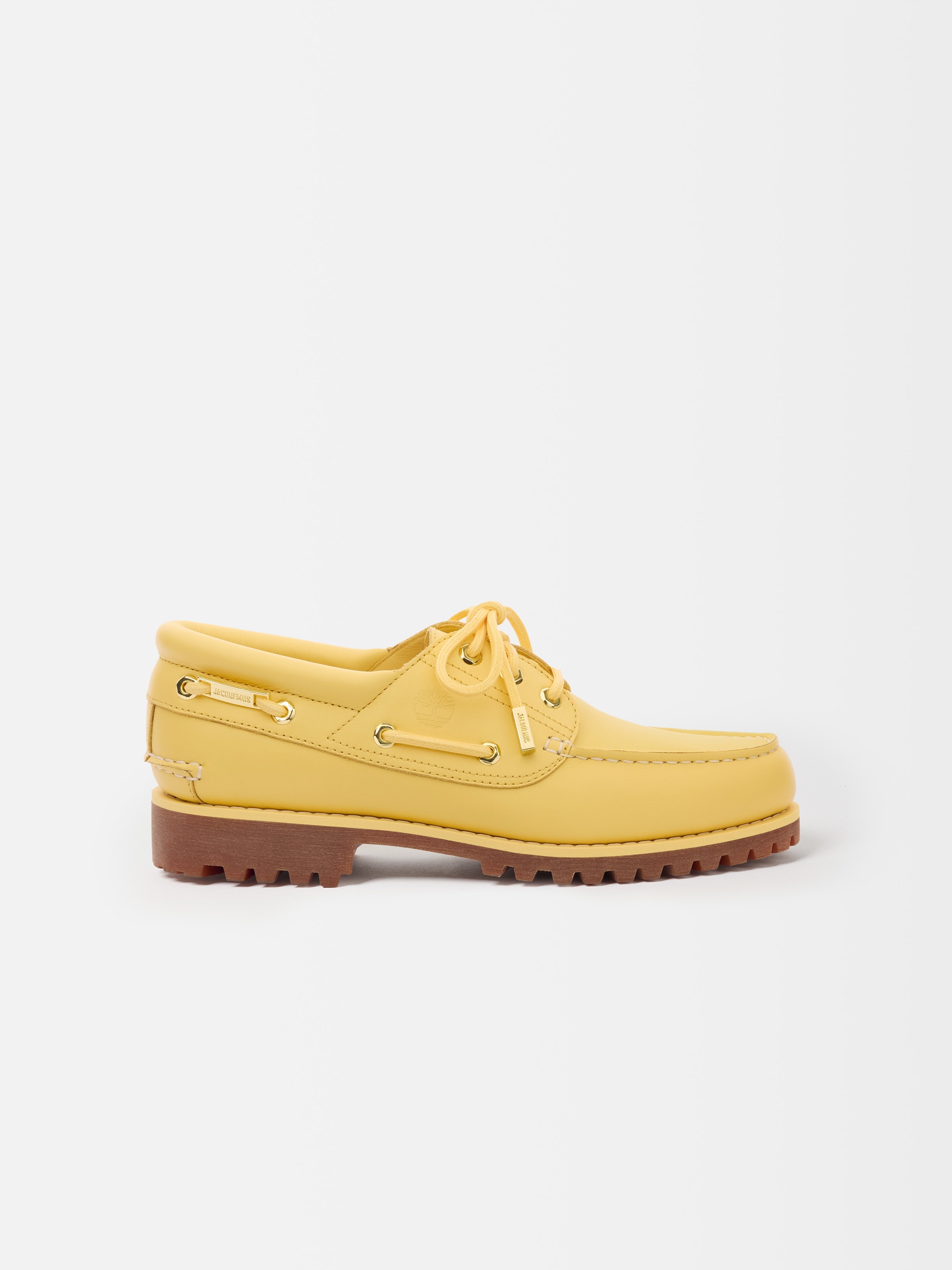 The JACQUEMUS+TIMBERLAND boat shoe - 1