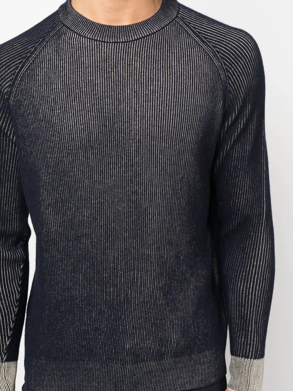 round-neck knit jumper - 5