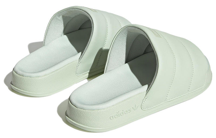 (WMNS) adidas Adilette Essential Slide 'Linen Green' IG7150 - 5
