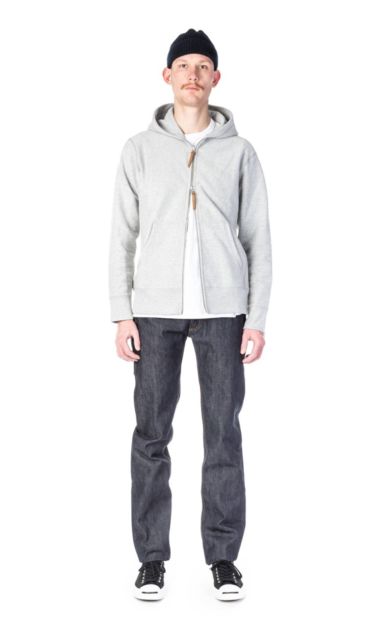 HEAVYWEIGHT ZIP HOODY GREY - 5